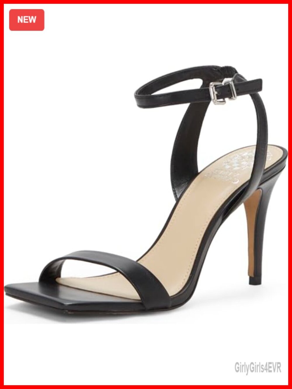 Vince Camuto Saprenda Women's Heeled Sandals Leather Stiletto Ankle Strap